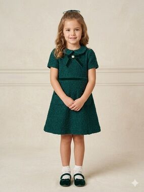 NWT Patachou Emerald Green Dress Sz 6